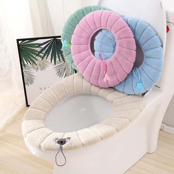 Thick Padded Soft Toilet Seat Cover Mat for all Standard Seats - Picture 9 of 10